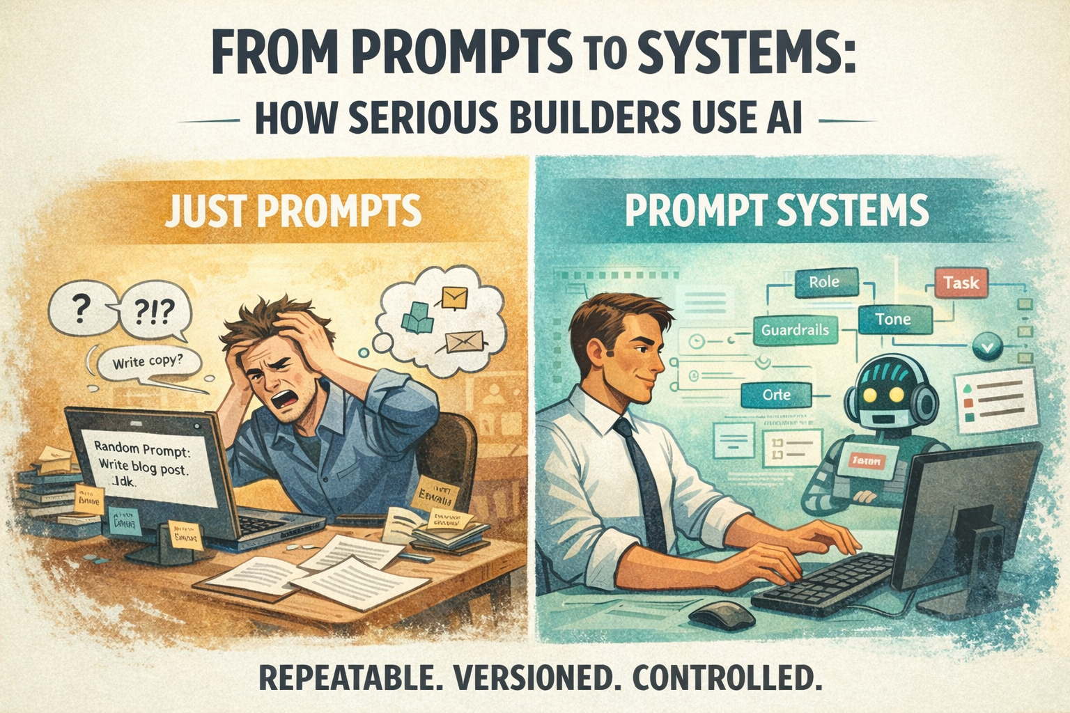 From Prompts to Systems: How Serious Builders Use AI Without Losing Their Minds